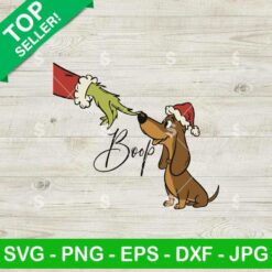 Grinch Boop Dachshund Dog SVG