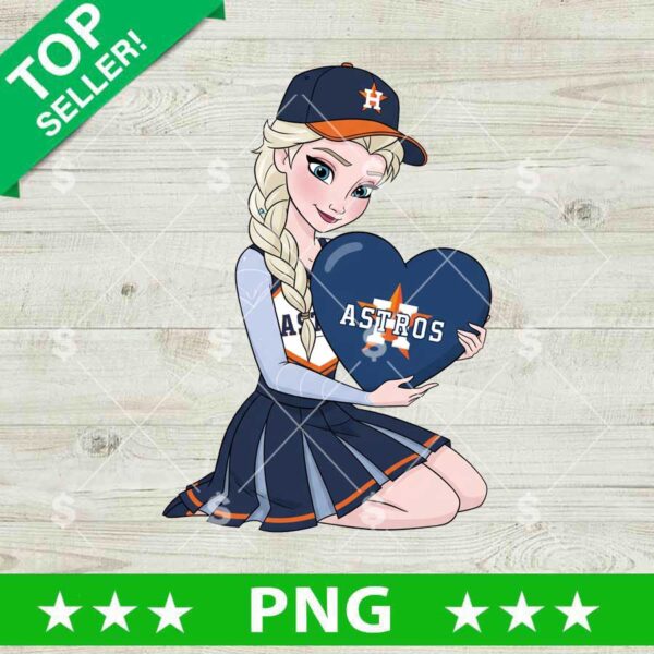 Elsa Houston Astro Baseball PNG