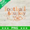 Football And Turkey KC Chiefs PNG