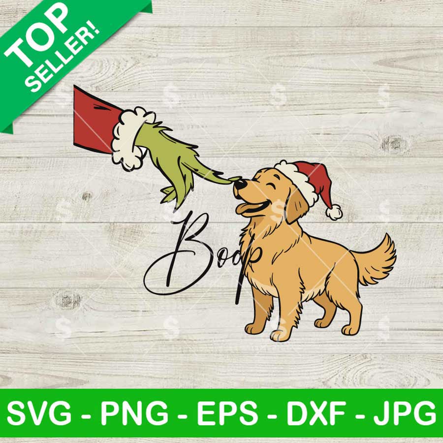 Grinch Boop Dog SVG