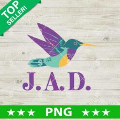 Jad Hummingbirds PNG, JAD PNG Sublimation, Hummingbirds Logo PNG