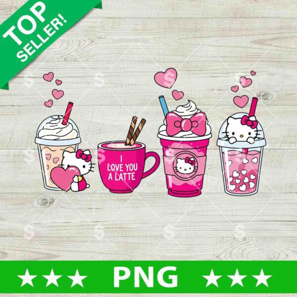 Hello Kitty Latte Cup PNG