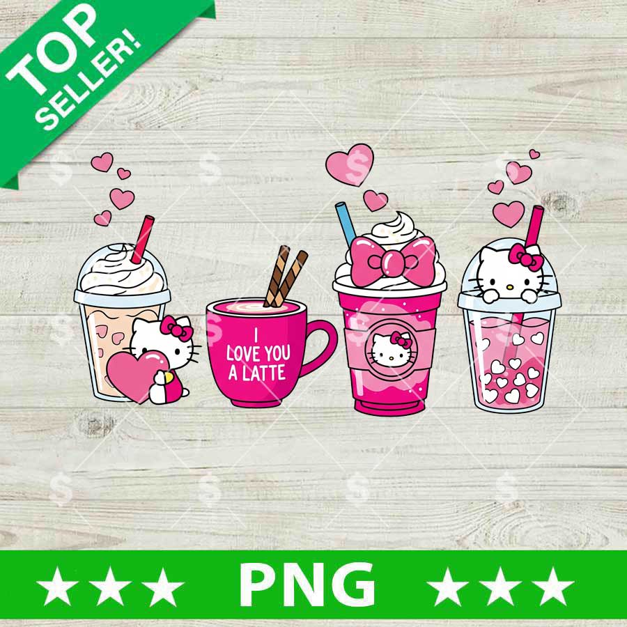 Hello Kitty Latte Cup PNG
