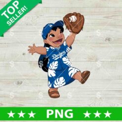 Lilo And Stitch La Dodgers Baseball PNG