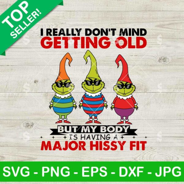 I Reall Don't Mind Getting Old But My Body SVG