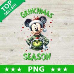Grinchmas Season Mickey Mouse PNG
