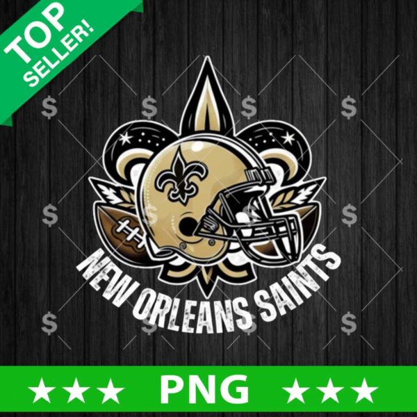 New Orleans Saint Helmet PNG