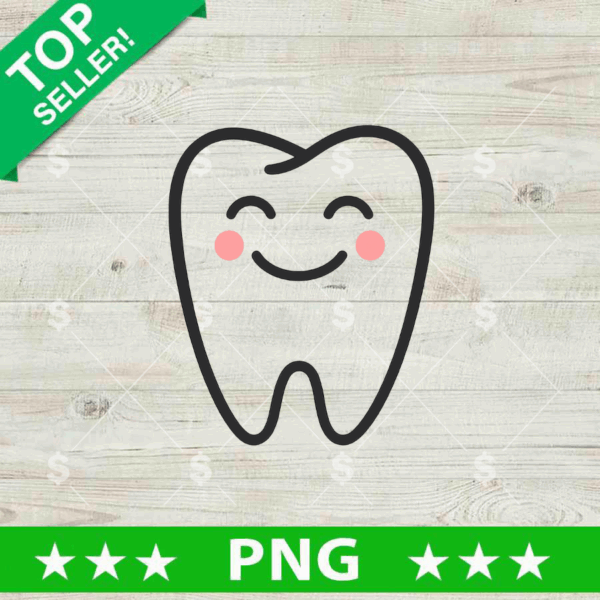 Cute Tooth Custom Name SVG