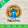 Happy Thanksgiving Stitch Turkey SVG