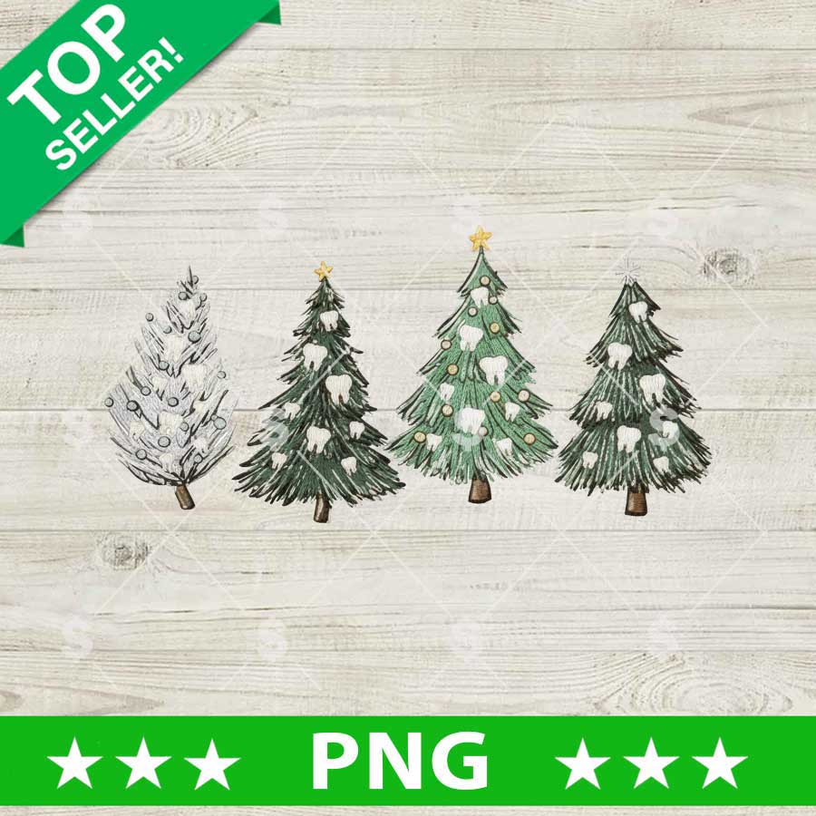 Christmas Tree Tooth PNG