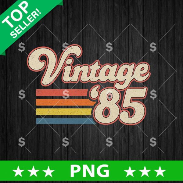 Vintage 85 PNG