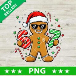 Gingerbread Man Six Seven PNG