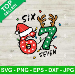 Six Seven Reindeer Santa Claus SVG