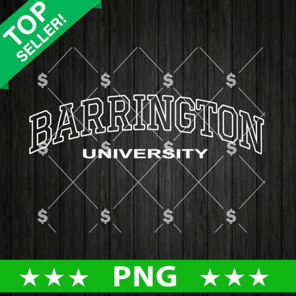 Barrington University PNG, Book Lovers PNG, Dark Romance PNG Sublimation