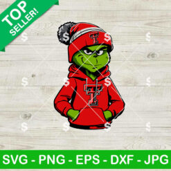 Grinch Texas Tech Red Raiders SVG