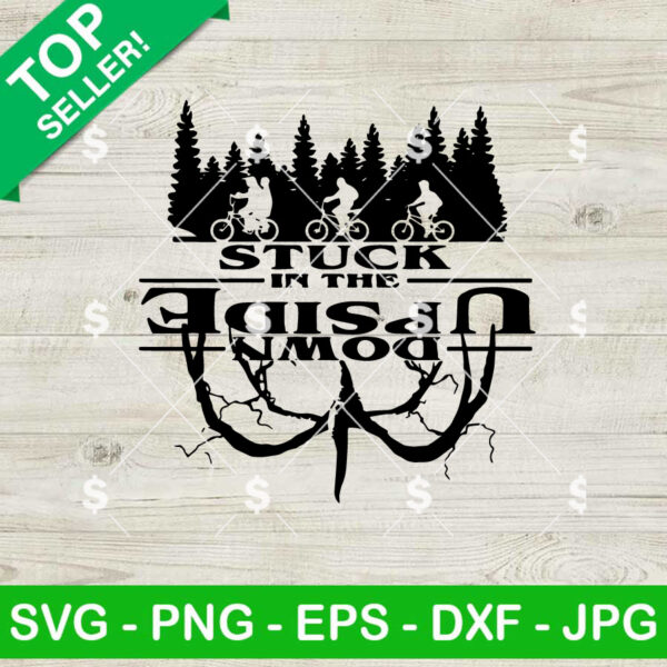 Christmas Stuck In The Upside Down SVG, Stranger Things Season 5 SVG, Christmas Upside Down SVG