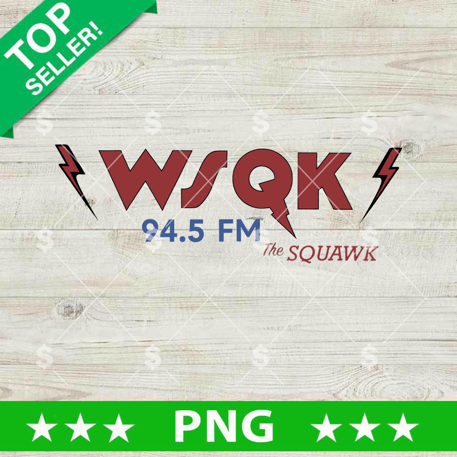 WSQK The Squawk 94.5 FM Stranger Things PNG