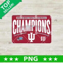 Indiana Hoosiers football Champions 2025 PNG