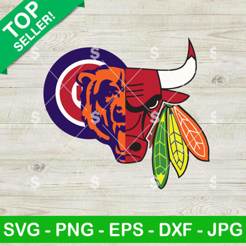 Chicago Sports Teams Logo SVG
