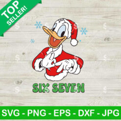 Donald Duck Six Seven Christmas SVG
