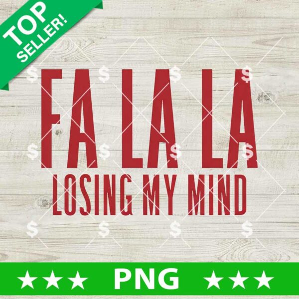 Fa la la Losing My Mind PNG