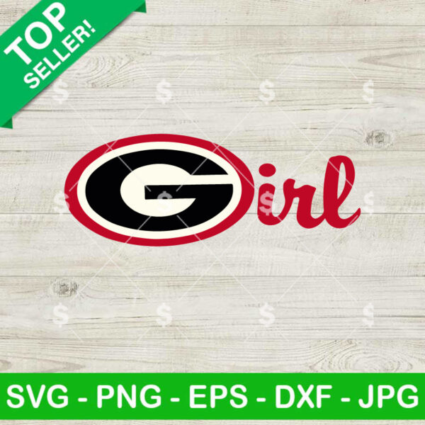 Girl Georgia Bulldogs SVG