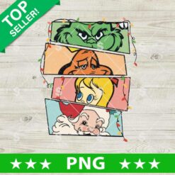 Grinch Family Christmas PNG