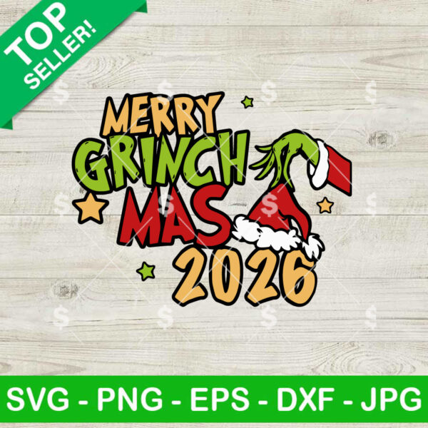 Merry Grinchmas 2026 SVG