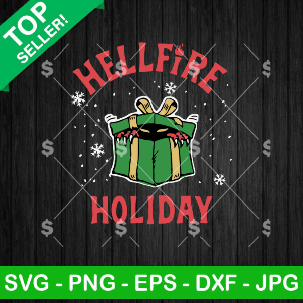 Hellfire Holiday SVG, Stranger Things Christmas Hellfire SVG, Stranger Things SVG PNG Sublimation
