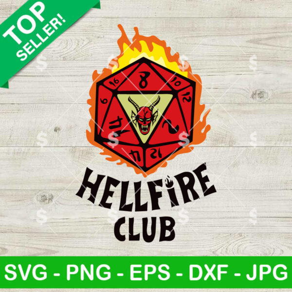 Hellfire Club Stranger Things SVG