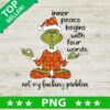 Funny Grinch Meditation PNG