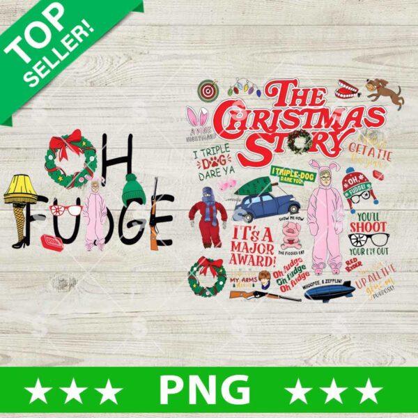The Christmas Story Oh Fudge PNG, Christmas Story Movie PNG, Christmas Vacation PNG Sublimation