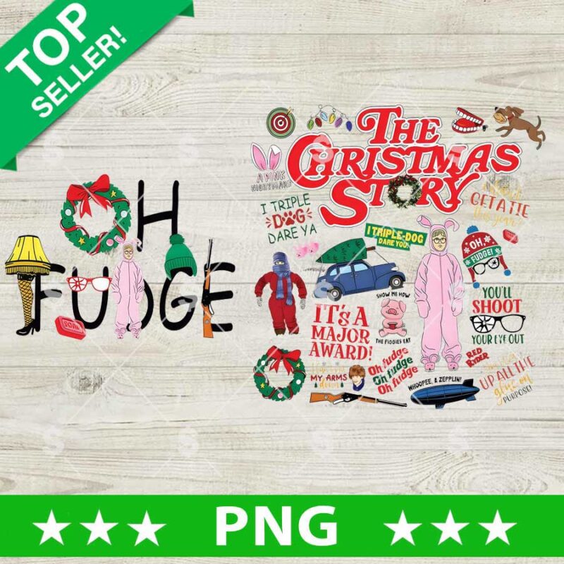 The Christmas Story Oh Fudge PNG