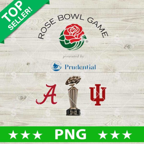 Rose Bowl Game Crimson Tide vs Hoosiers football PNG