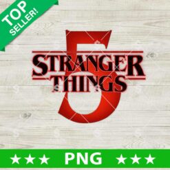 Stranger Things 5 PNG, Christmas Stranger Things PNG, Stranger Things Logo PNG Sublimation