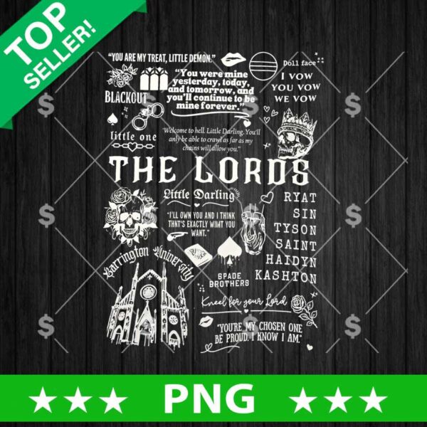 Officially Licensed LORDS PNG