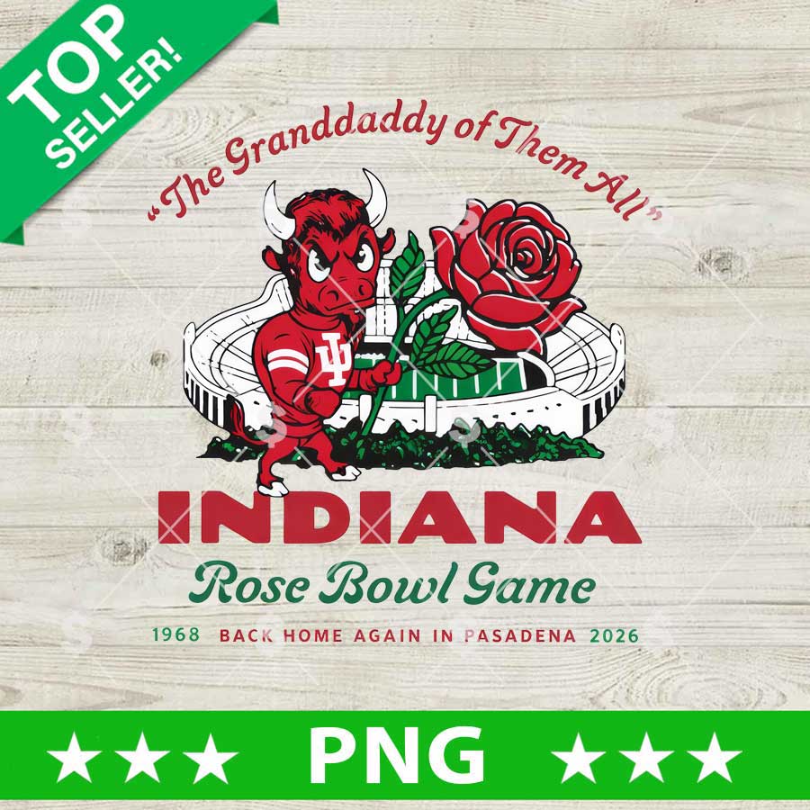 Indiana Hoosiers Rose Bowl Game PNG