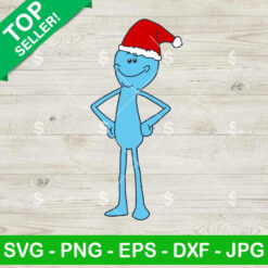 Rick and Morty Mr. Meeseeks Christmas SVG