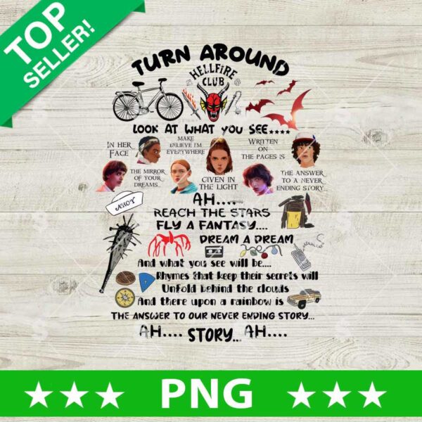 Stranger Things NeverEnding Story PNG, Stranger Things PNG, Stranger Things Christmas Movie PNG Sublimation