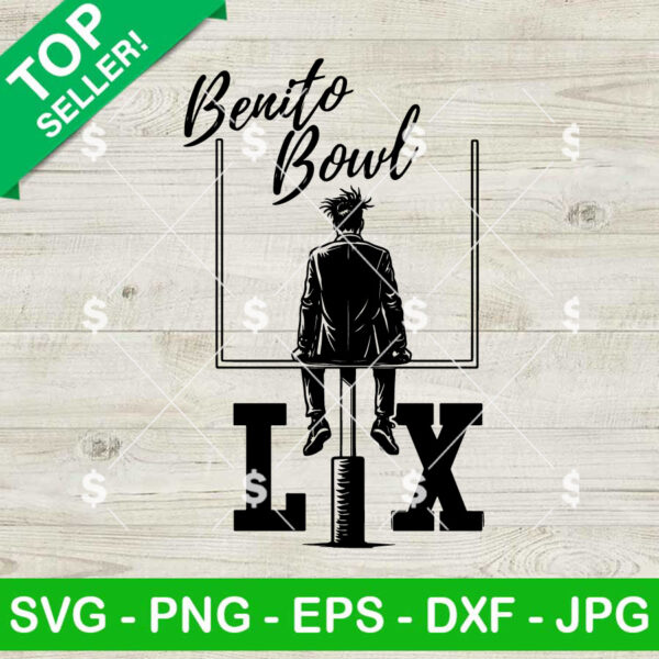 Benito Bowl Bad Bunny SVG, Benito Bowl LX SVG, Bad Bunny Super Bowl 2026 SVG