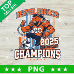 Denver Broncos AFC West Champions PNG