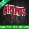 Indiana Hoosiers 2026 CFP National Champions SVG