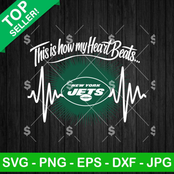 This is How My Heartbeat New York Jets SVG
