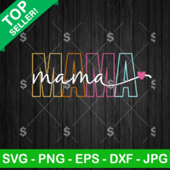Mama With Heart SVG