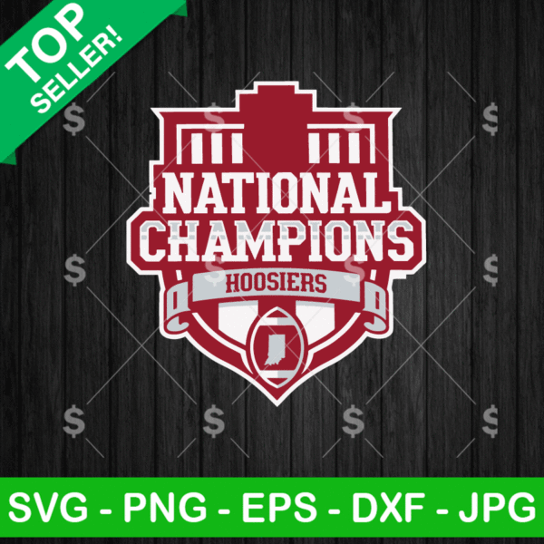Indiana Hoosiers National Champions SVG