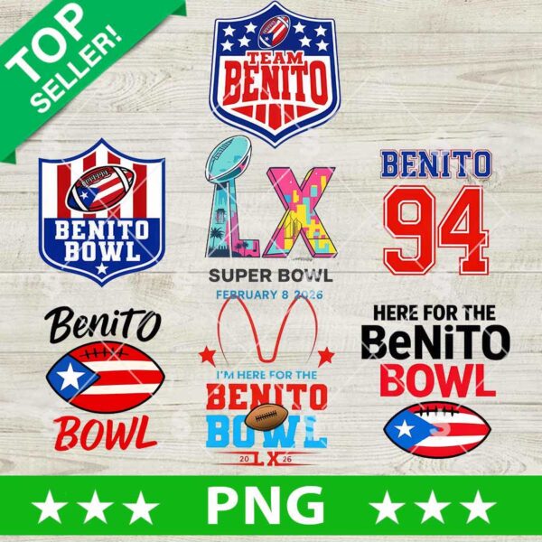 Benito Bowl Super Bowl LX Bundle PNG