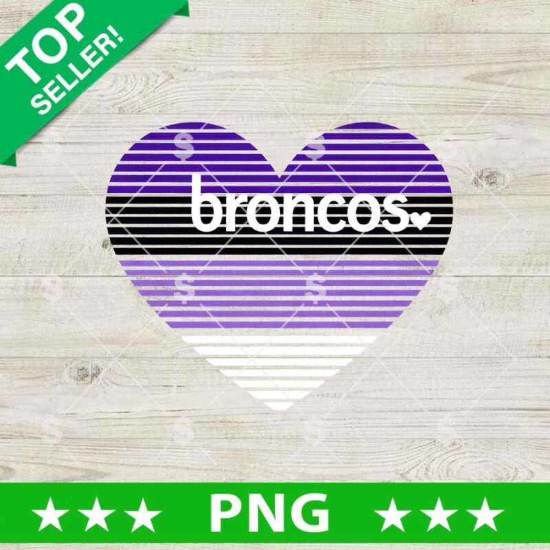 Broncos Heart PNG