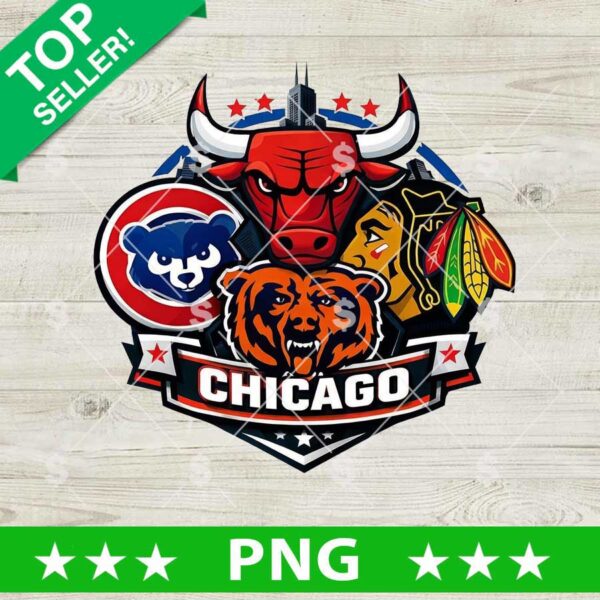 Chicago City Sports Mascot PNG