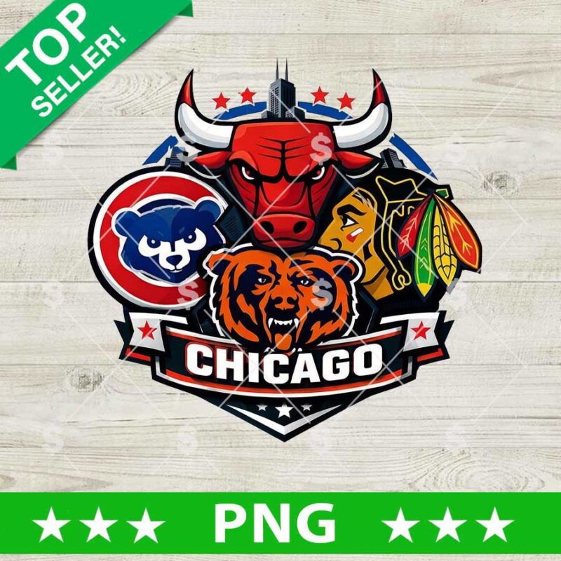 Chicago City Sports Mascot PNG