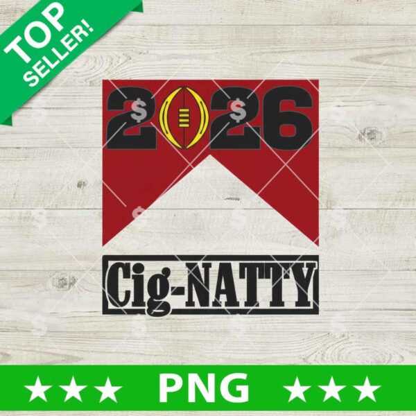 2026 Cig Natty PNG, Indiana Hoosiers National Championship PNG, National Championship 2026 PNG Sublimation